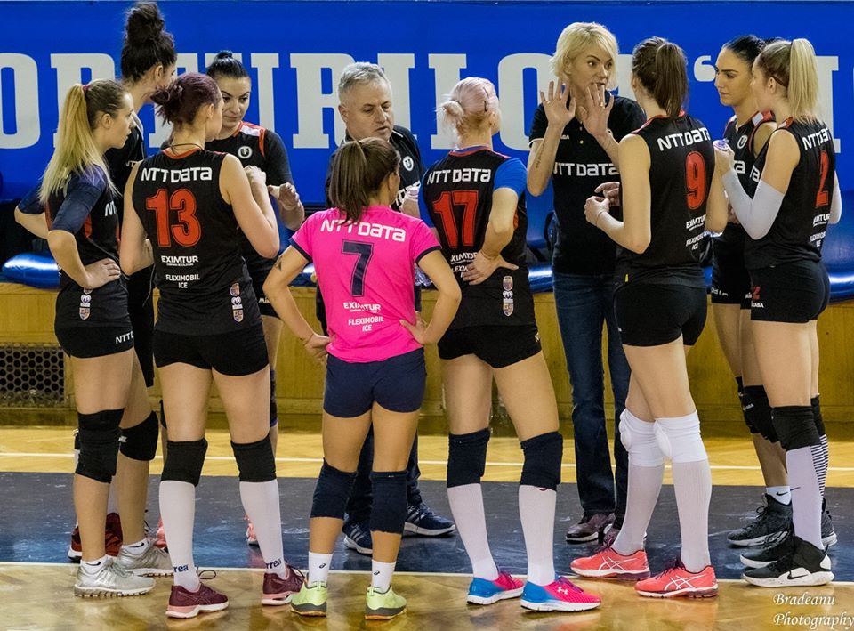 „U” NTT Data Cluj i-a luat un set campioanei Alba Blaj, dar a pierdut cu 3-1