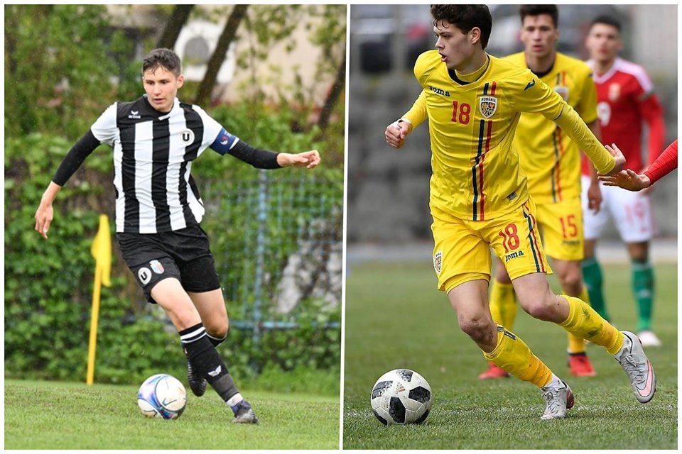 Doi jucători de la „U” Cluj, convocați la Naționala U19