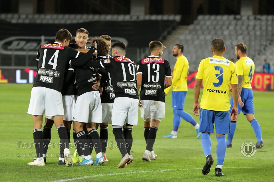 CUPA ROMÂNIEI. Inspirația lui Falub și „dubla” lui Rafa o duc pe „U” Cluj în optimi, după victoria în prelungiri cu FC U Craiova