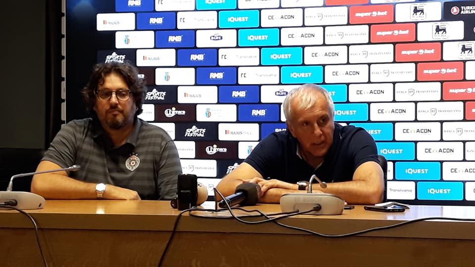 U-BT Cluj-Napoca, lăudată de titrații antrenori Željko Obradovic și Andrea Trinchieri. „Au jucat foarte fizic, vor avea un sezon de succes”