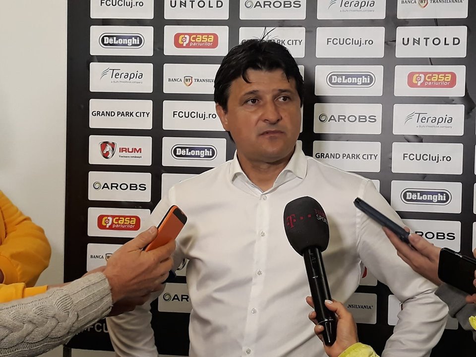 Adrian Falub și-a dat oficial demisia de la „U” Cluj