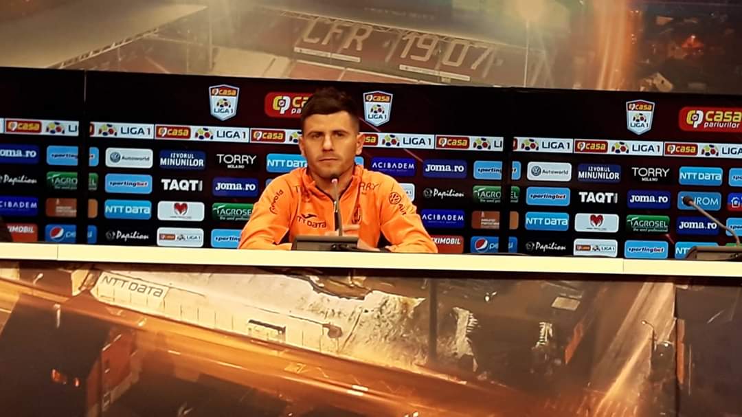 Mihai Bordeianu, mijlocaș CFR Cluj, înainte de meciul cu FCSB de duminică. „Suntem motivați să obținem cât mai multe puncte”
