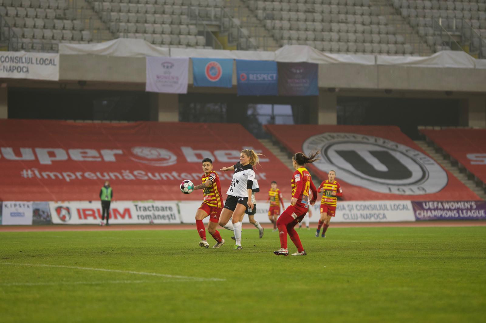 Olimpia Cluj a nimerit un adversar ușor în turul secund al UWCL. O debutantă vine la Cluj-Napoca