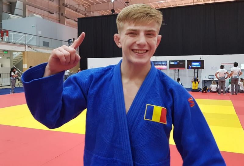Sportivul Adrian Șulcă, legitimat la Cluj, aduce României medalia de AUR la Campionatul European de Judo la Juniori