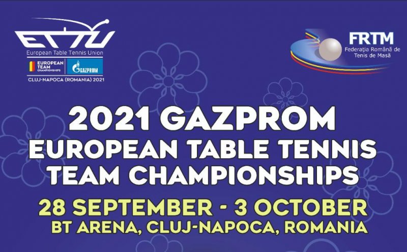 Clujul găzduiește Campionatul European de Tenis de Masă, la BT Arena