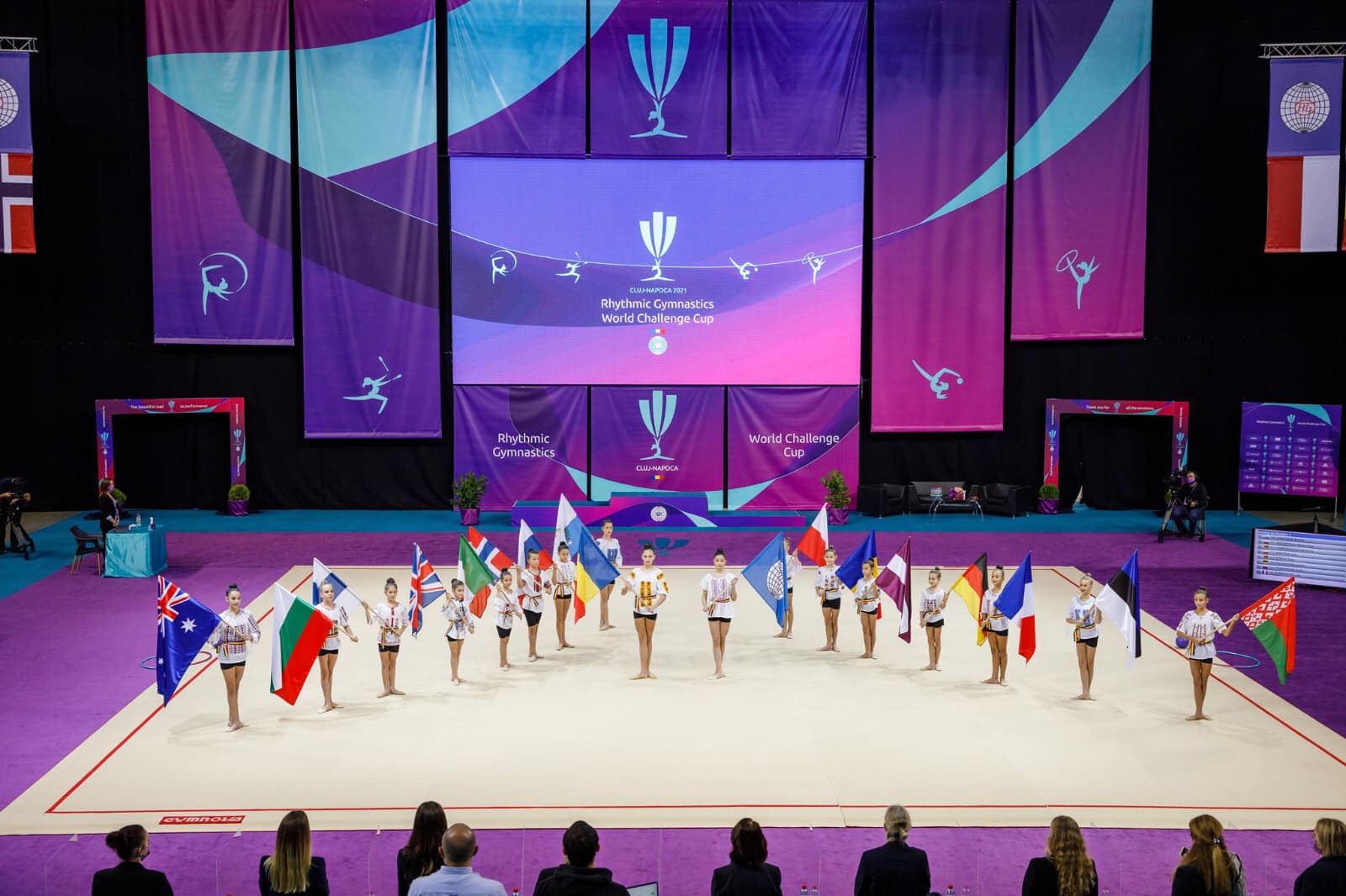 La Cluj-Napoca a început Cupa Mondială de Gimnastică Ritmică, la BT Arena