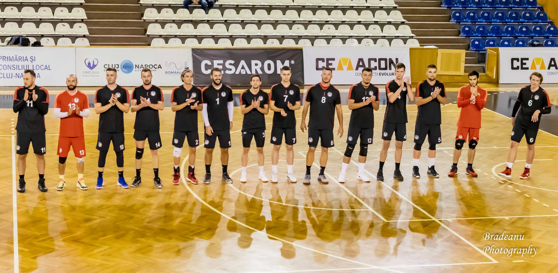 „U” Cluj, o altă înfrângere la zero în Divizia A1 de volei masculin