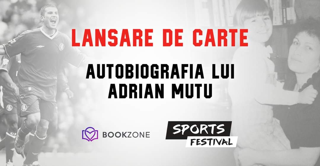 Adrian Mutu își lansează cartea autobiografică la Cluj-Napoca