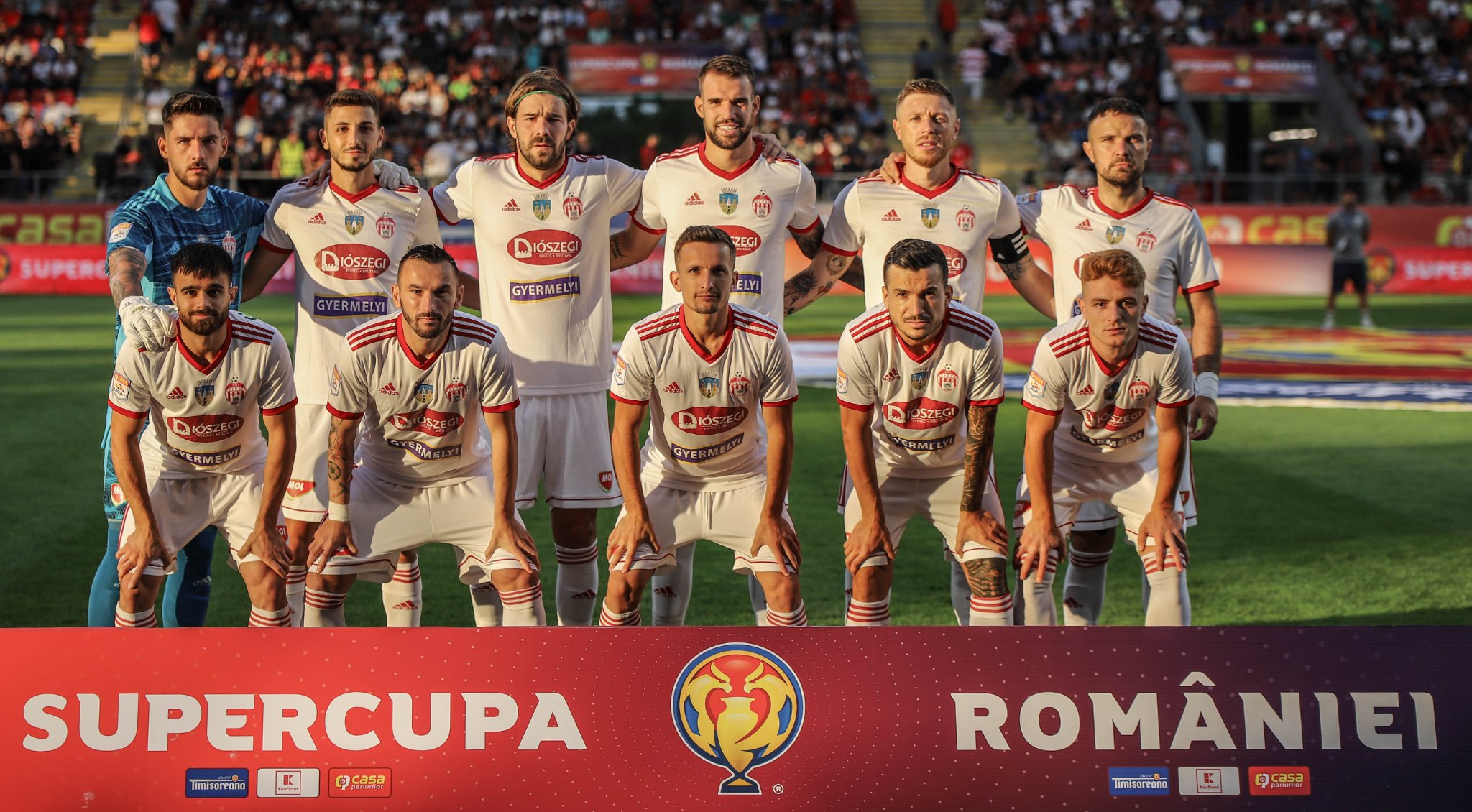 Sepsi OSK a câştigat Supercupa României pentru prima oară în istoria sa, după 2-1 cu CFR Cluj