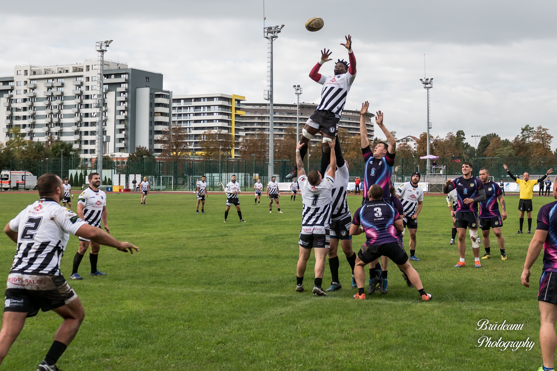 „U” Cluj a obținut o victorie categorică cu Știința Petroșani și a ajuns la al treilea succes în play-out-ul Ligii Naționale de rugby
