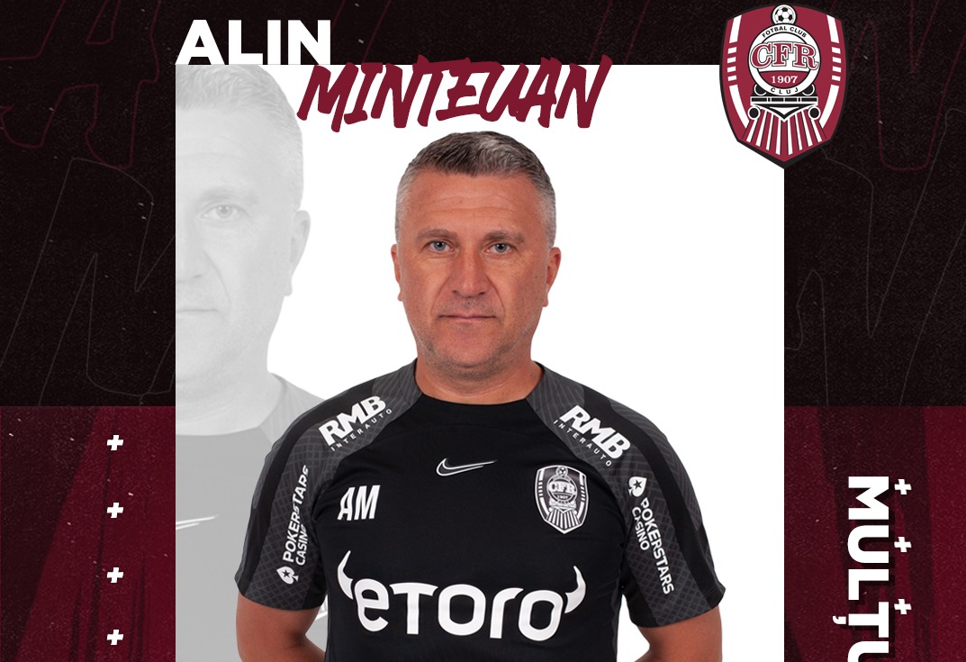 CFR Cluj a anunțat oficial despărțirea de Alin Minteuan, după 20 de ani petrecuți în Gruia!