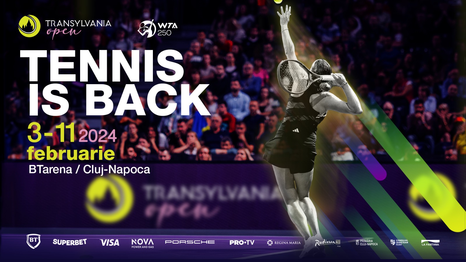 Transylvania Open WTA 250 se întoarce la Cluj-Napoca mult mai repede