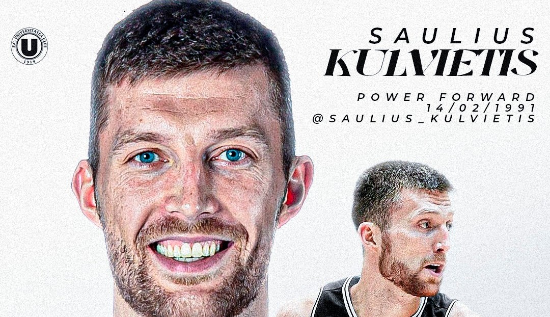 U-BT Cluj a bifat al 9-lea transfer al sezonului. Un lituanian cu experiență s-a alăturat lotului campioanei României